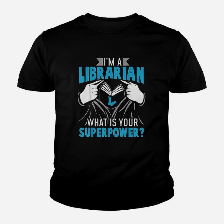 Superpower Librarian Youth T-shirt