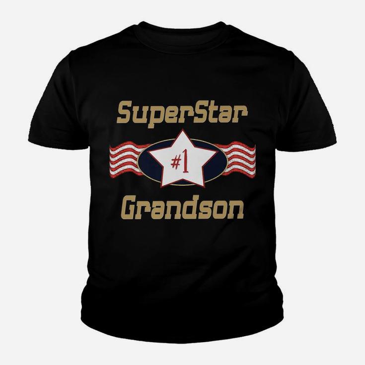 Superstar Number One Grandson - Best Grandson Ever Youth T-shirt