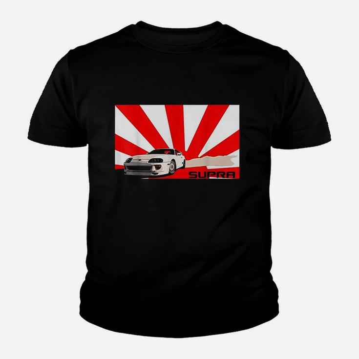 Supra Rising Sun Car Enthusiasts Street Tuner Youth T-shirt