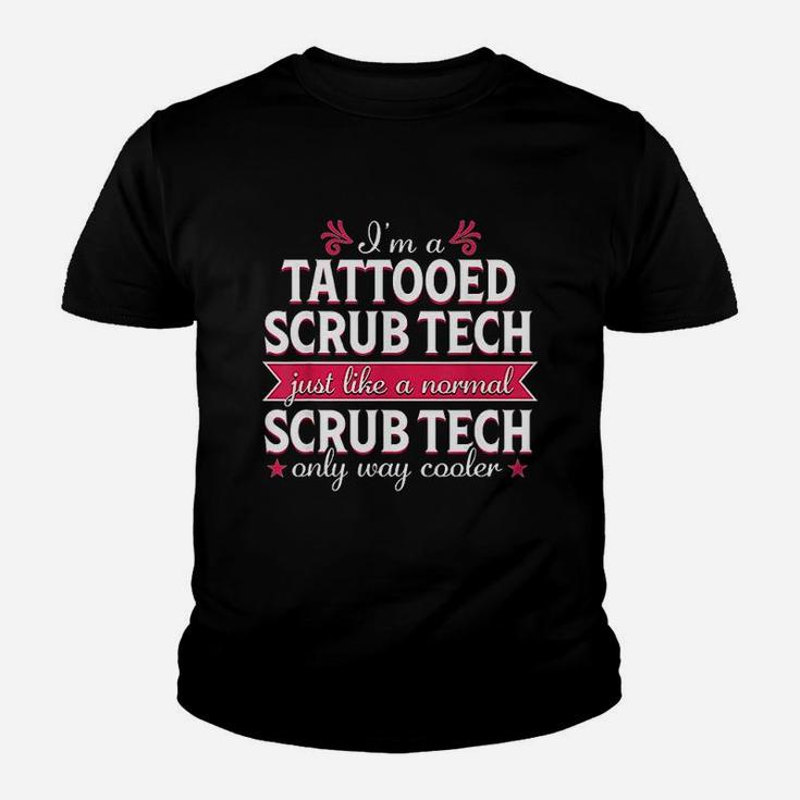 Surgical Tech Technologist Funny Tattoo Medical Gift Youth T-shirt