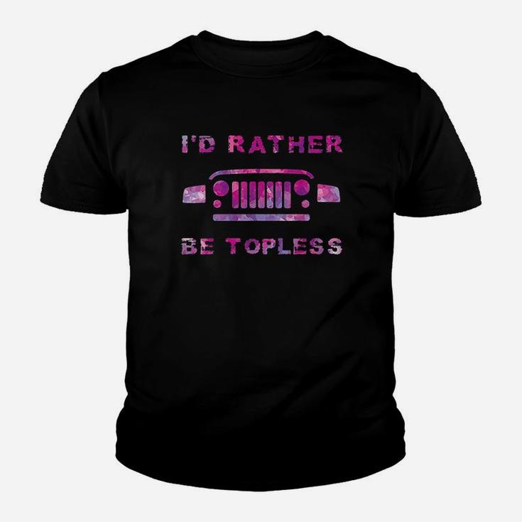 Suv Offroader Offroad Toples Woman Purple Front Skirt Youth T-shirt