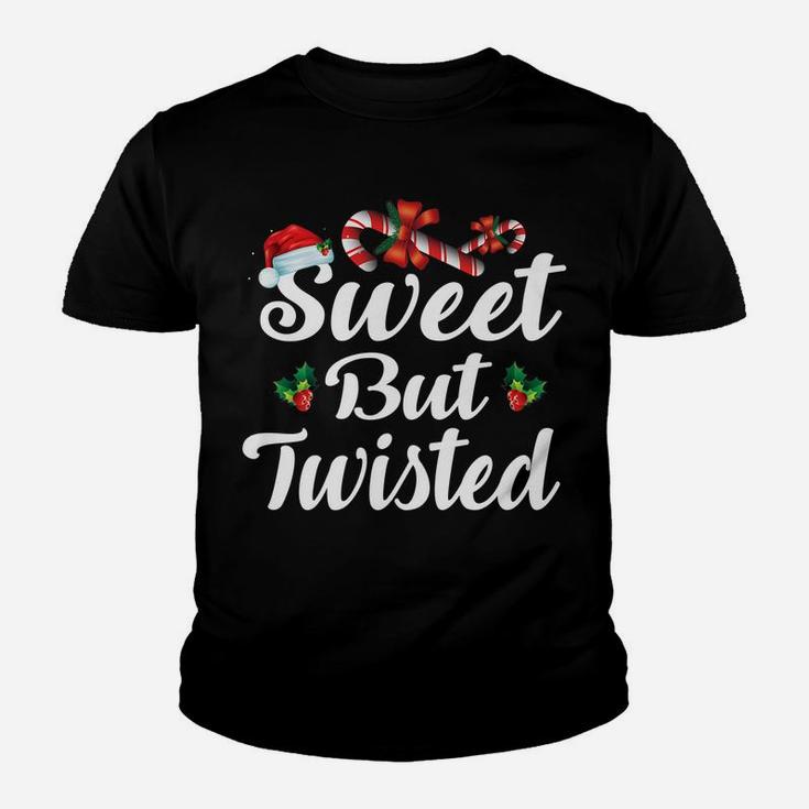 Sweet But Twisted Christmas Candy Canes Tee Xmas Holidays Gi Youth T-shirt