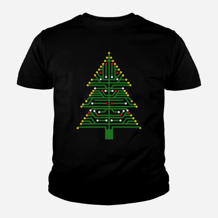 Tachy Electric Tree Funny Engineer Christmas Gift Youth T-shirt