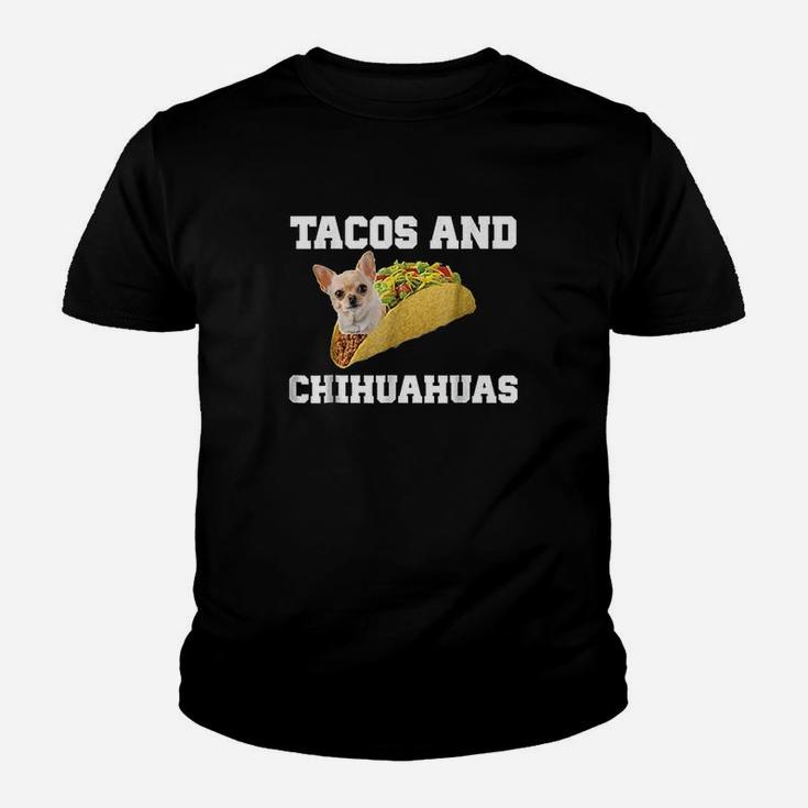 Tacos And Chihuahuas Funny Dog Lovers Gift Pup Youth T-shirt