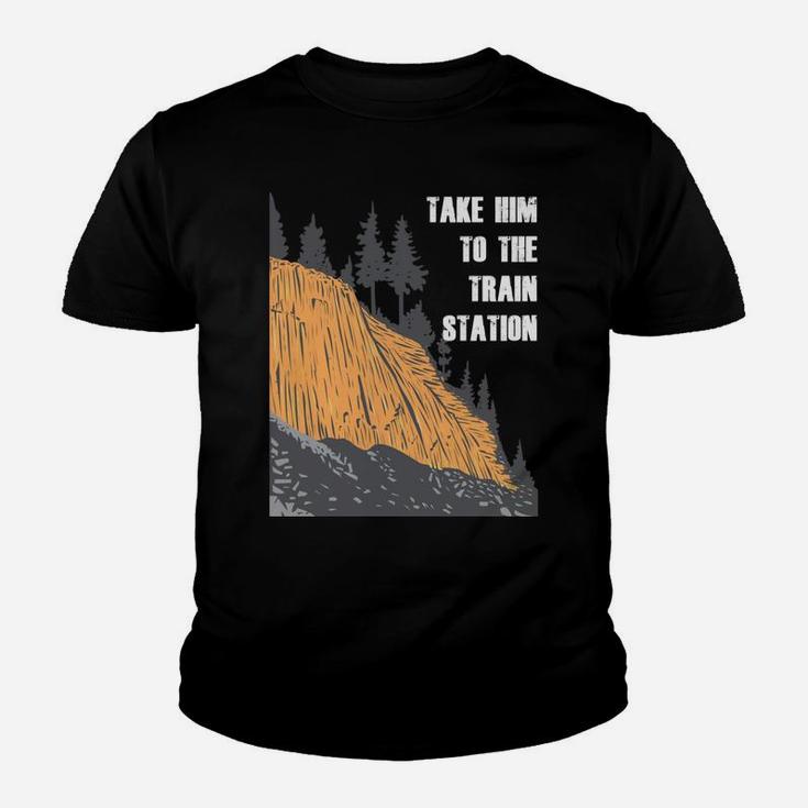Take Him To The Train Station Youth T-shirt