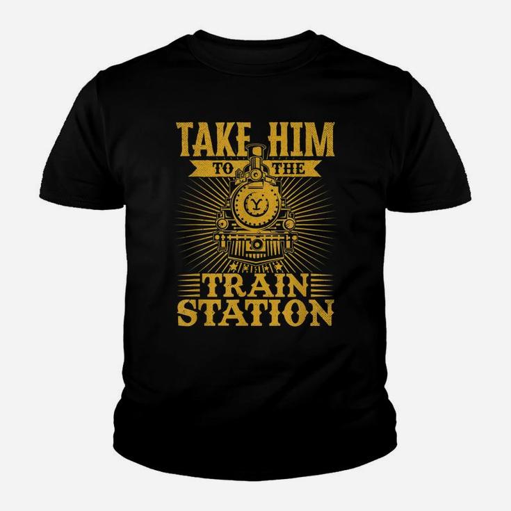 Take Him To The Train Station Youth T-shirt