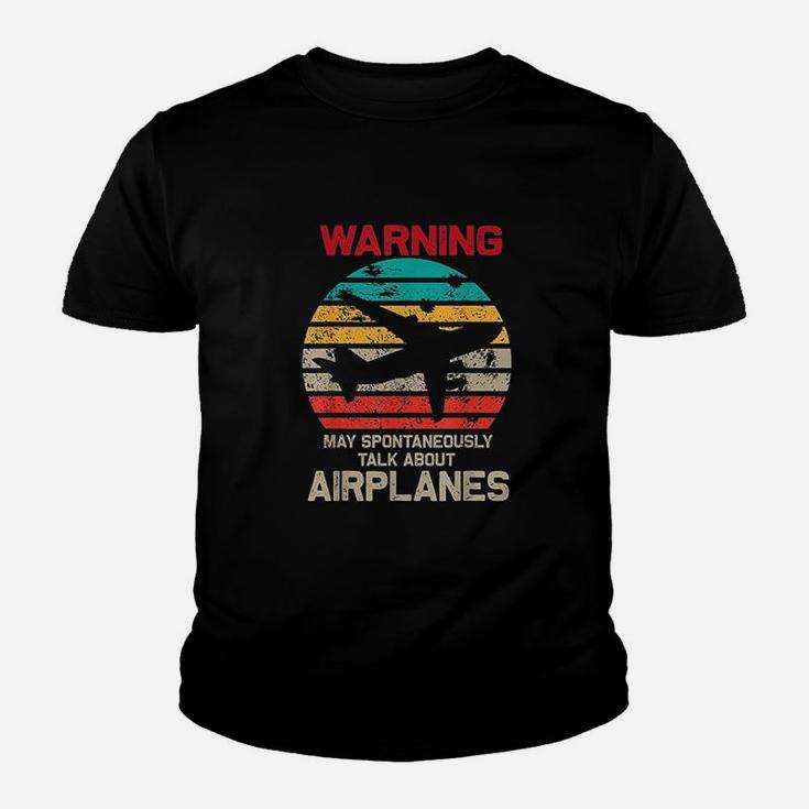 Talk About Airplanes Pilot And Aviation Youth T-shirt