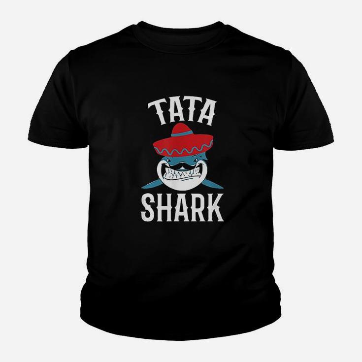 Tata Shark Funny Spanish Daddy Gift Youth T-shirt