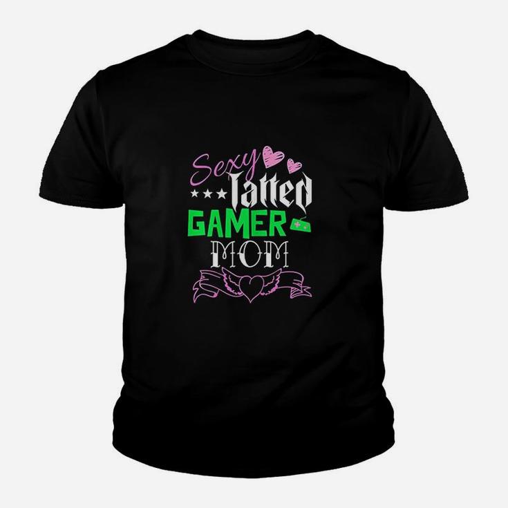Tatted Gamer Mom Youth T-shirt