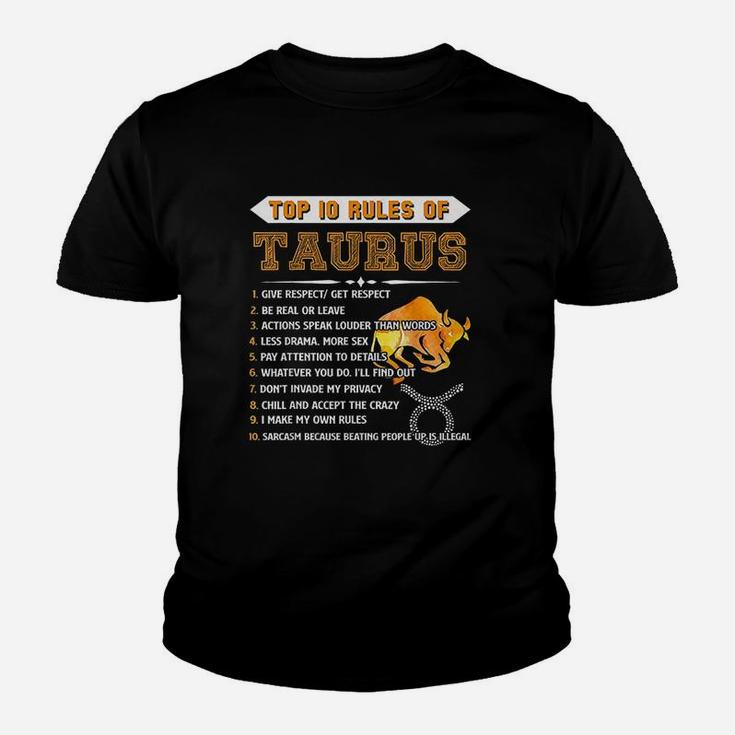 Taurus Birthday Youth T-shirt