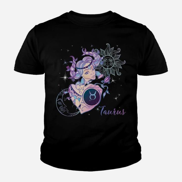 Taurus Zodiac Sign Woman | Taurus Horoscope Astrology Sweatshirt Youth T-shirt
