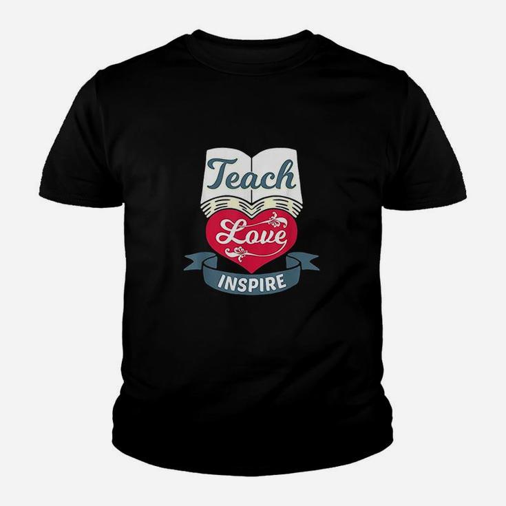 Teach Love Inspire Teaching N Teacher Appreciation Youth T-shirt
