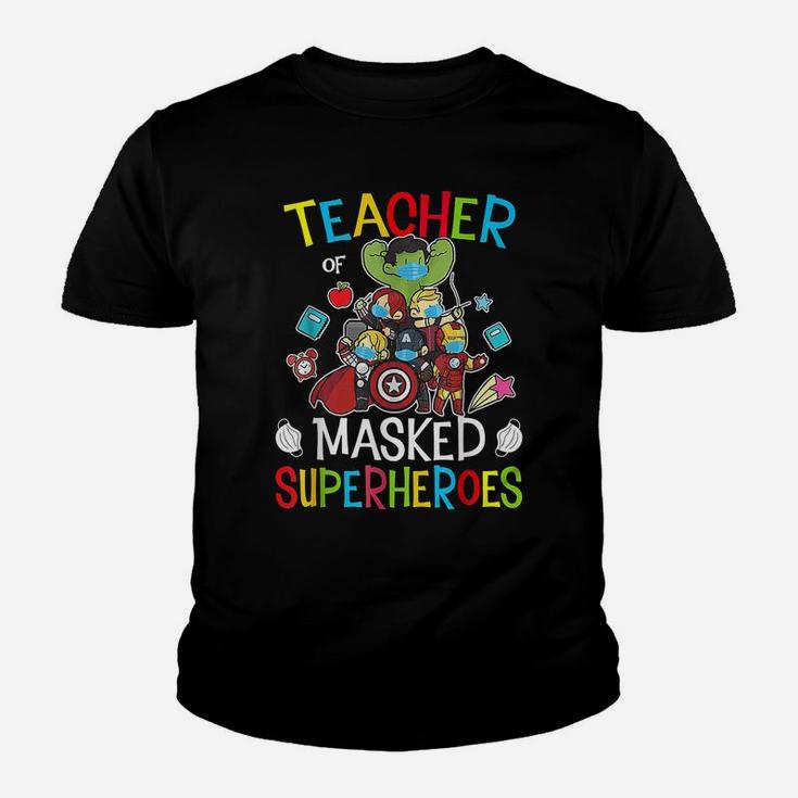 Teacher Masked Superheroes Youth T-shirt