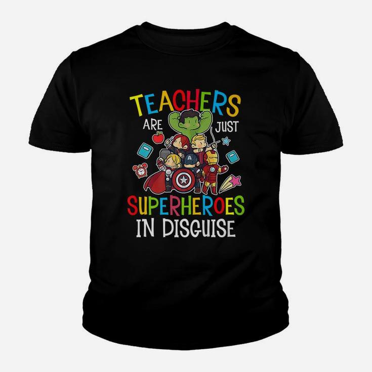 Teachers Are Superheroes Funny Back To School Teacher Gifts Youth T-shirt