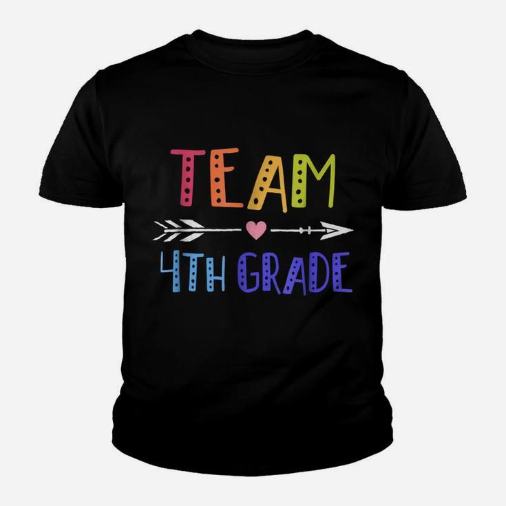 Team 4Th Fourth Grade Teacher  1St Day Of School Youth T-shirt