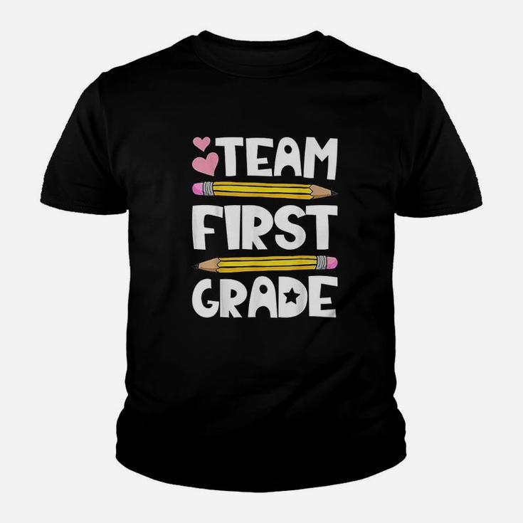 Team First Grade Funny 1St Back To School Teacher Student Youth T-shirt