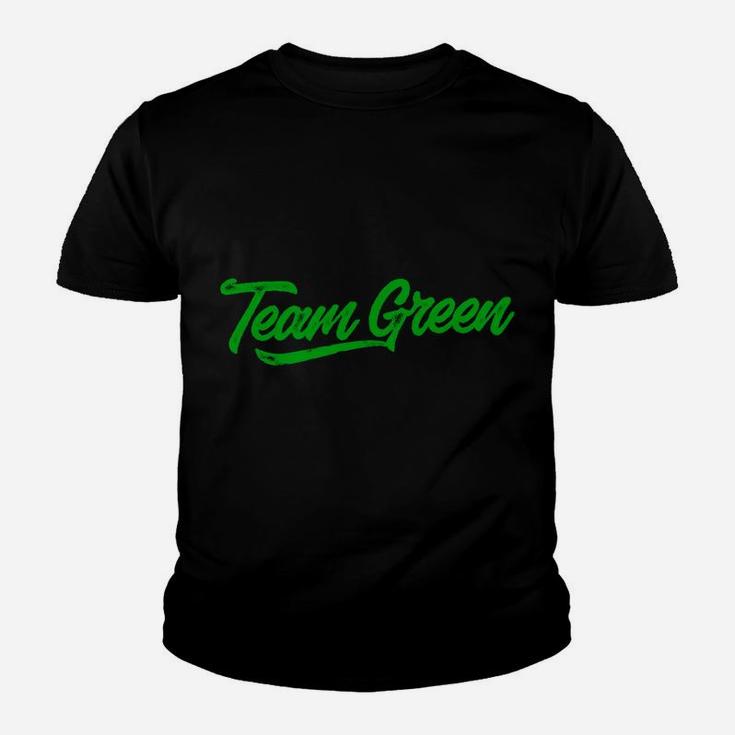 Team Green Shirt Sleepaway Camp Color War Summer Team Spirit Youth T-shirt