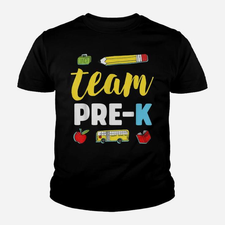 Team Pre-K Teacher Shirt First Day Preschool Back To School Youth T-shirt