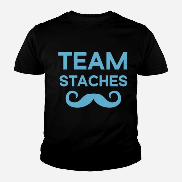 Team Staches Gender Reveal Youth T-shirt