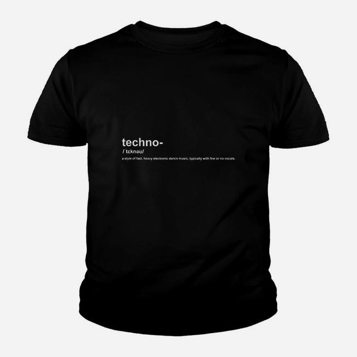 Techno Meaning Definition Youth T-shirt