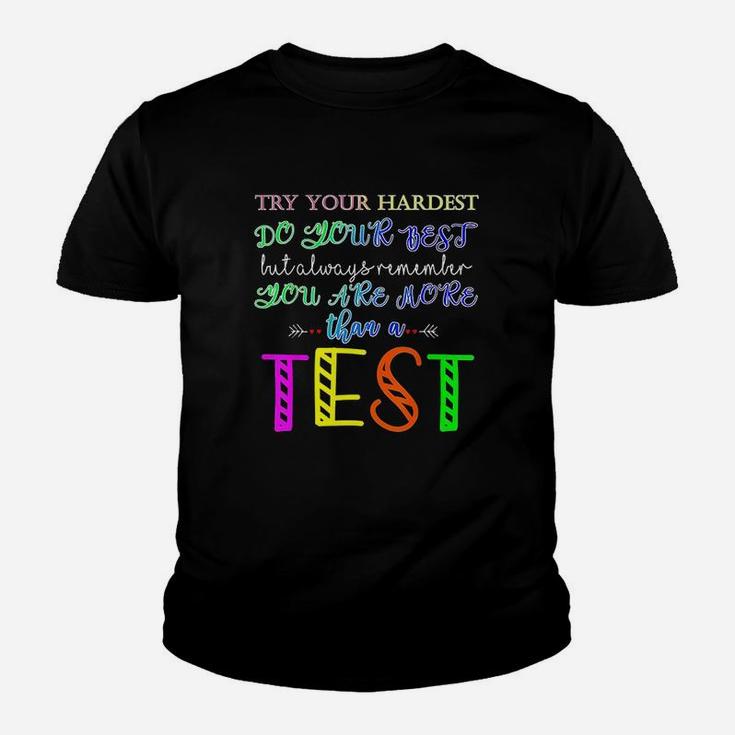Test Day Funny School Professor Teacher Youth T-shirt