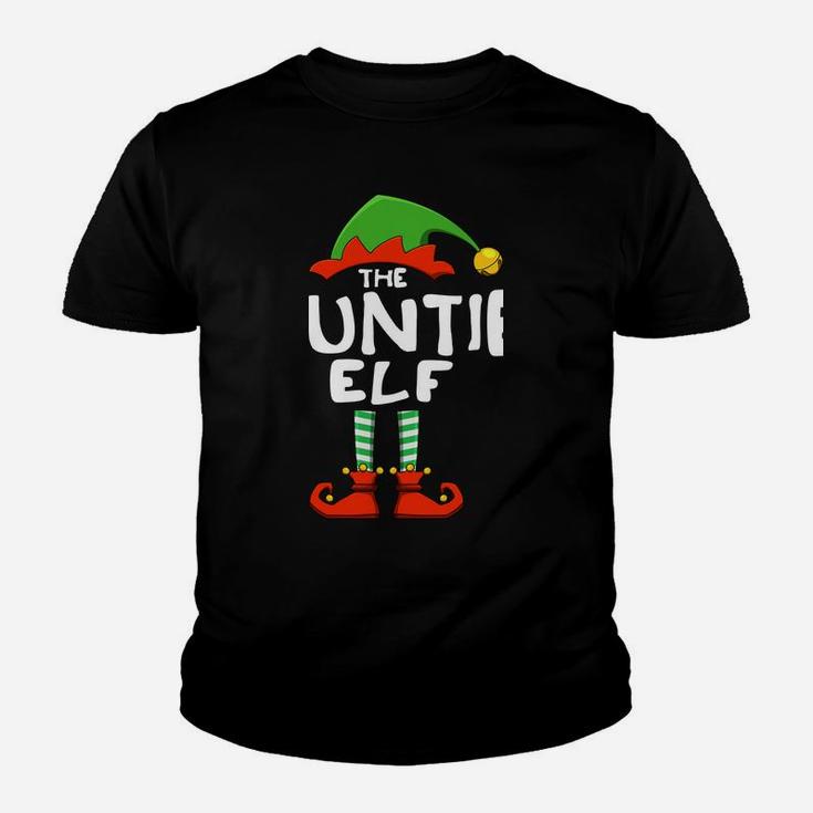 The Auntie Elf Funny Matching Family Christmas Sweatshirt Youth T-shirt