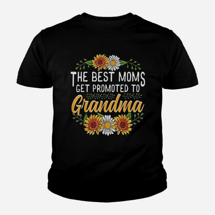 The Best Moms Get Promoted To Grandma Youth T-shirt
