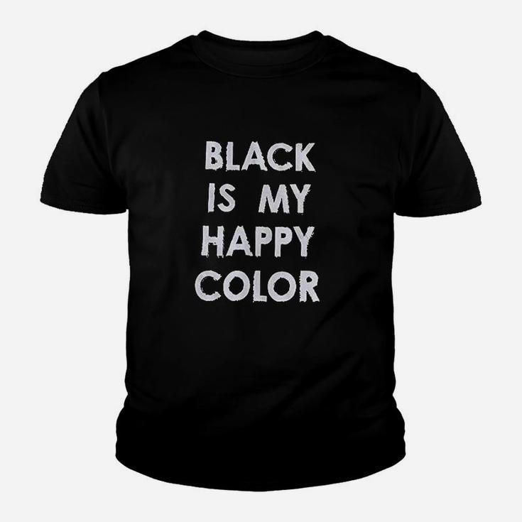 The Bold Banana Black Is My Happy Color Youth T-shirt