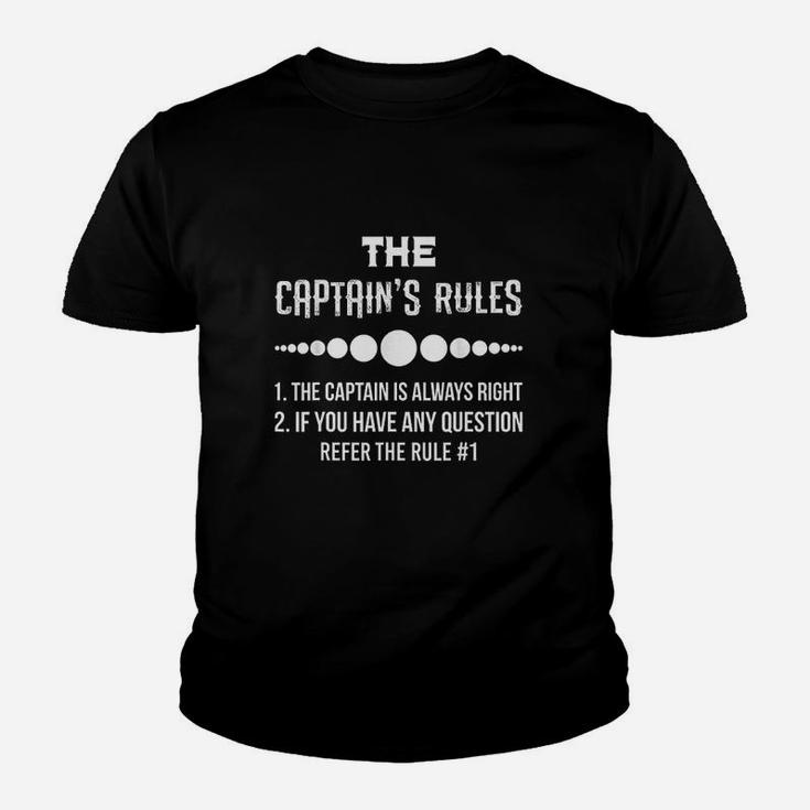 The Captains Rules Youth T-shirt