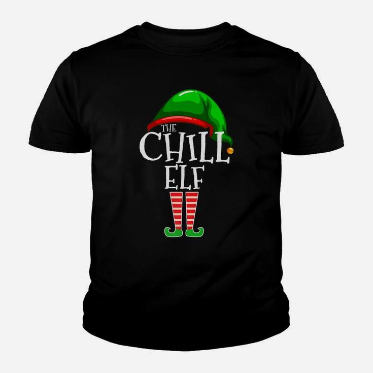 The Chill Elf Family Matching Group Christmas Gift Funny Youth T-shirt