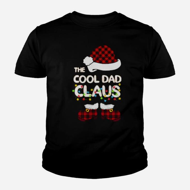 The Cool Dad Claus Light Matching Family Xmas Youth T-shirt