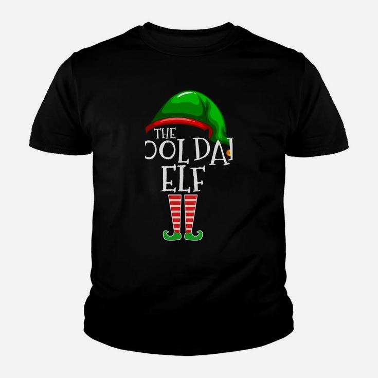 The Cool Dad Elf Family Matching Group Christmas Gift Daddy Youth T-shirt