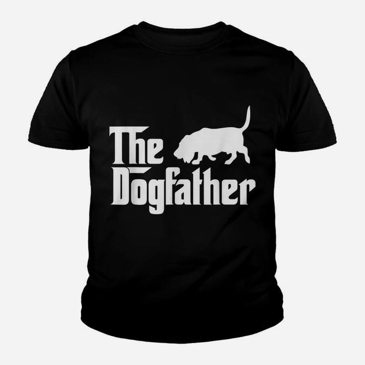 The Dogfather Basset Hound Dog Father Dad Gift Youth T-shirt