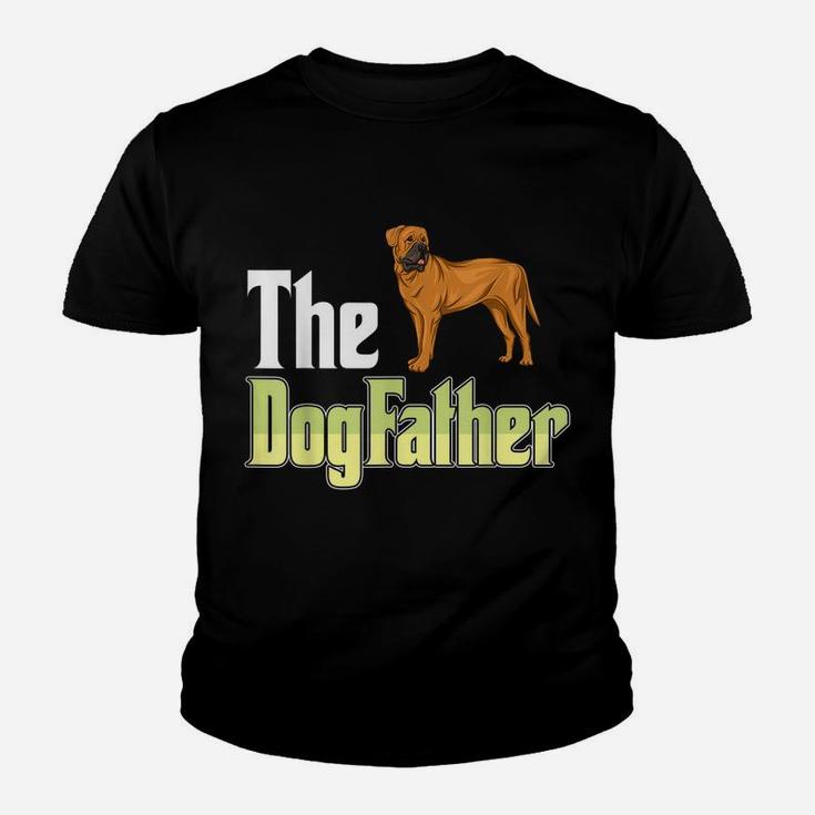 The Dogfather Bullmastiff Funny Dog Owner Father’ Day Youth T-shirt
