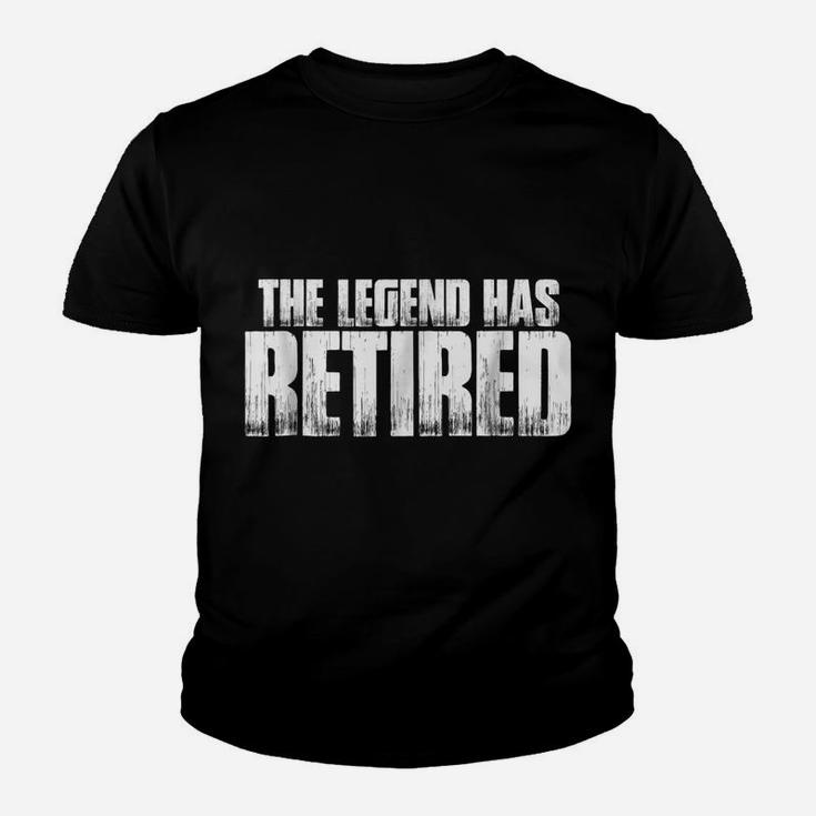 The Legend Has Retired T Shirt Funny Retirement Gift Job Tee Youth T-shirt