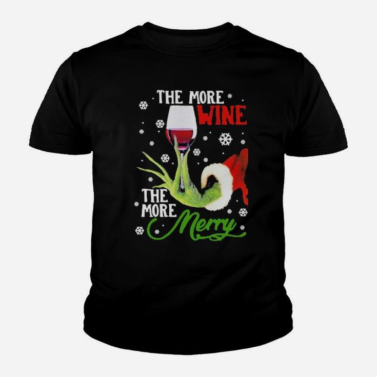 The More Wine The More Merry Youth T-shirt