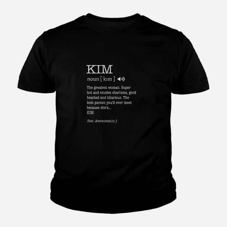 The Name Is Kim Definition Youth T-shirt