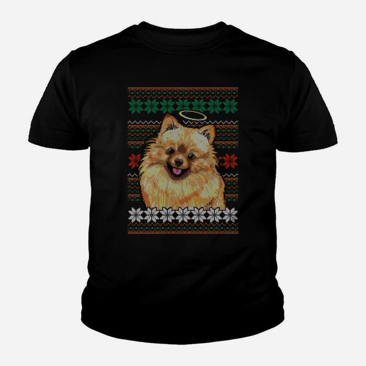 The Pomeranian Ugly Christmas Sweater Design Sweatshirt Youth T-shirt