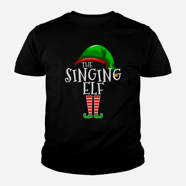 The Singing Elf Group Matching Family Christmas Gifts Singer Youth T-shirt