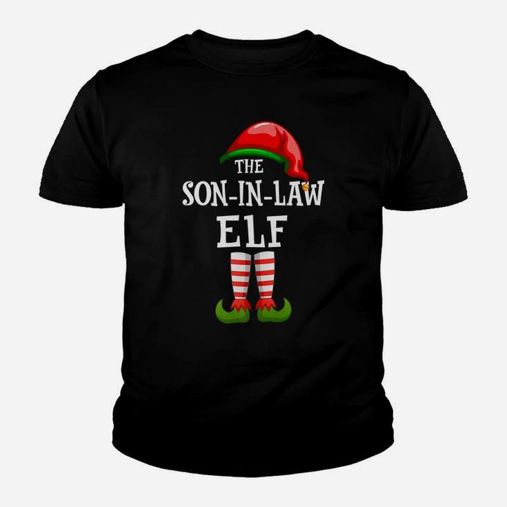The Son-In-Law Elf Family Matching Xmas Group Gifts Pajama Youth T-shirt