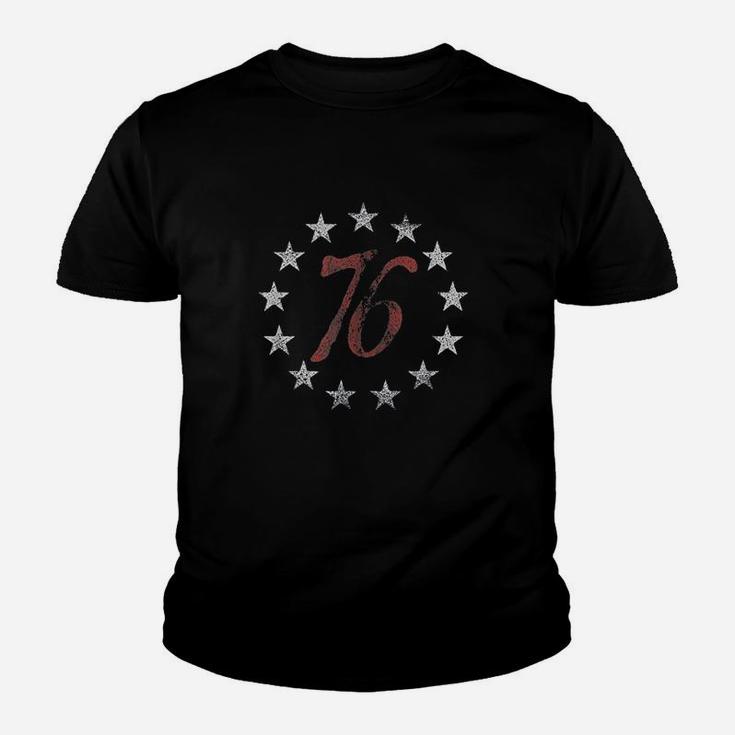 The Spirit 76 Vintage Retro 4Th Of July Independence Day Youth T-shirt
