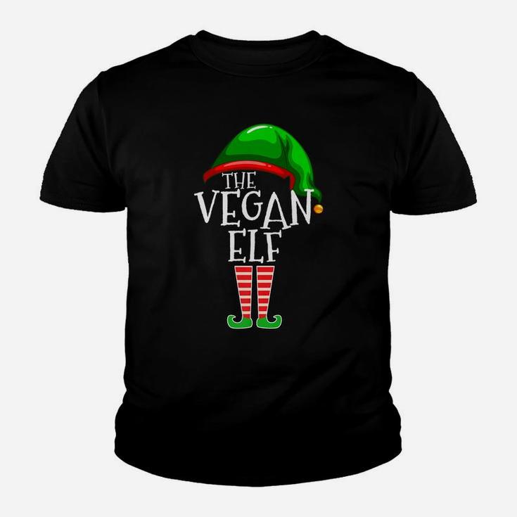 The Vegan Elf Group Matching Family Christmas Gifts Holiday Youth T-shirt