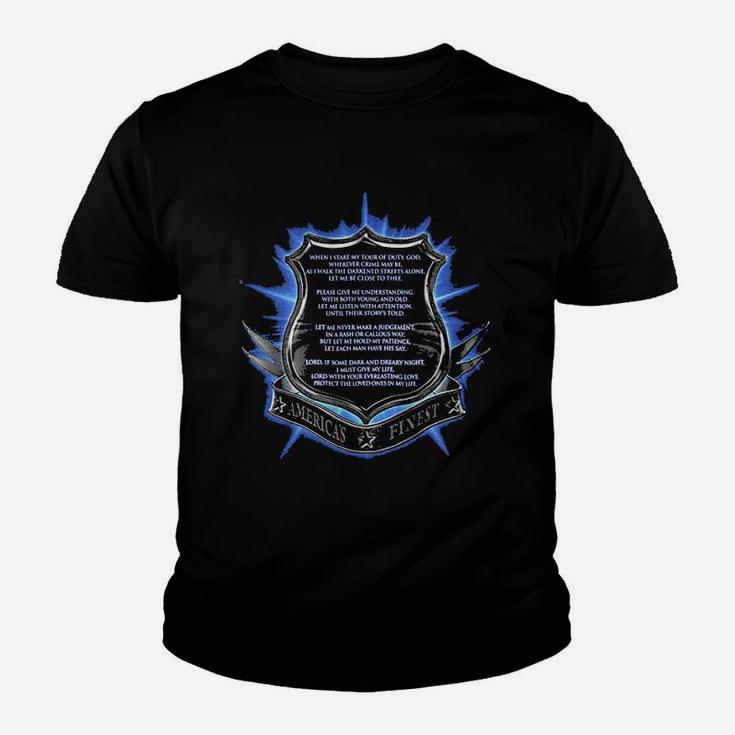 Thin Blue Line  Law Enforcement Gear For Men  Law Enforcement Youth T-shirt