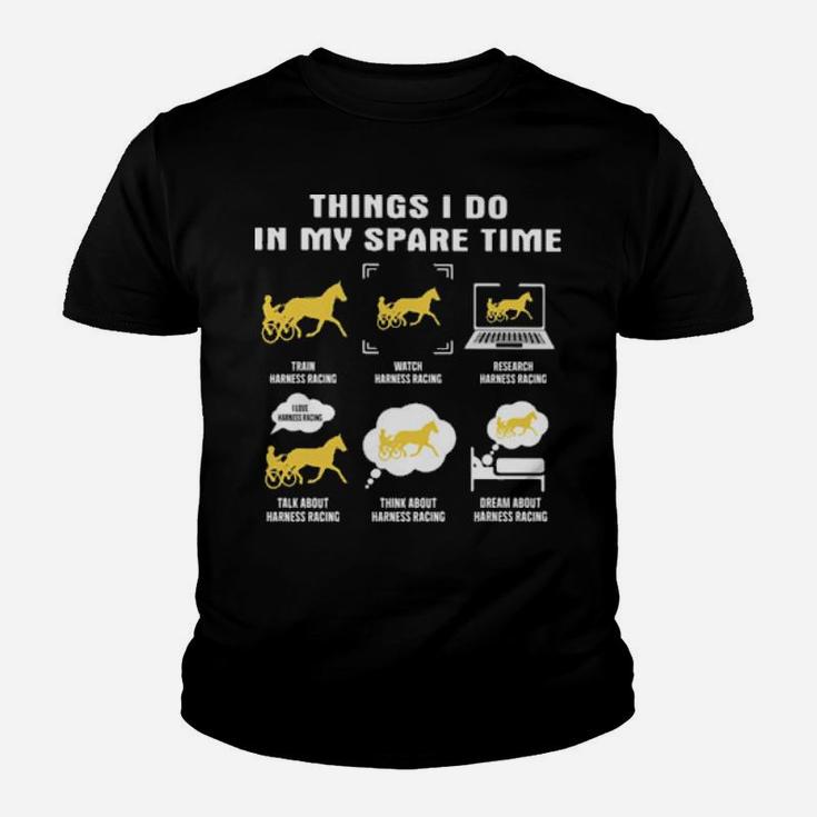Things I Do In My Spare Time Harness Racing Youth T-shirt