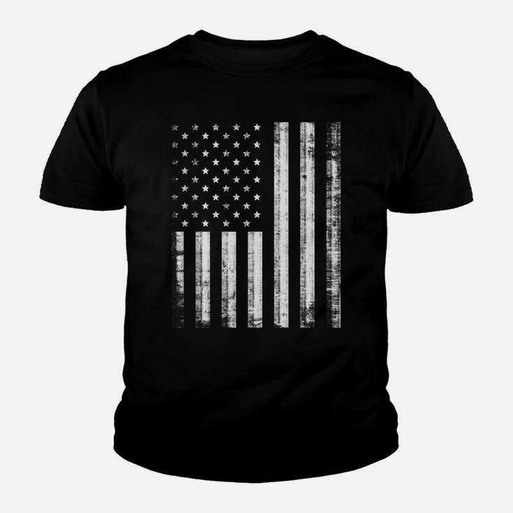 Think While It's Still Legal Distressed American Flag Design Youth T-shirt