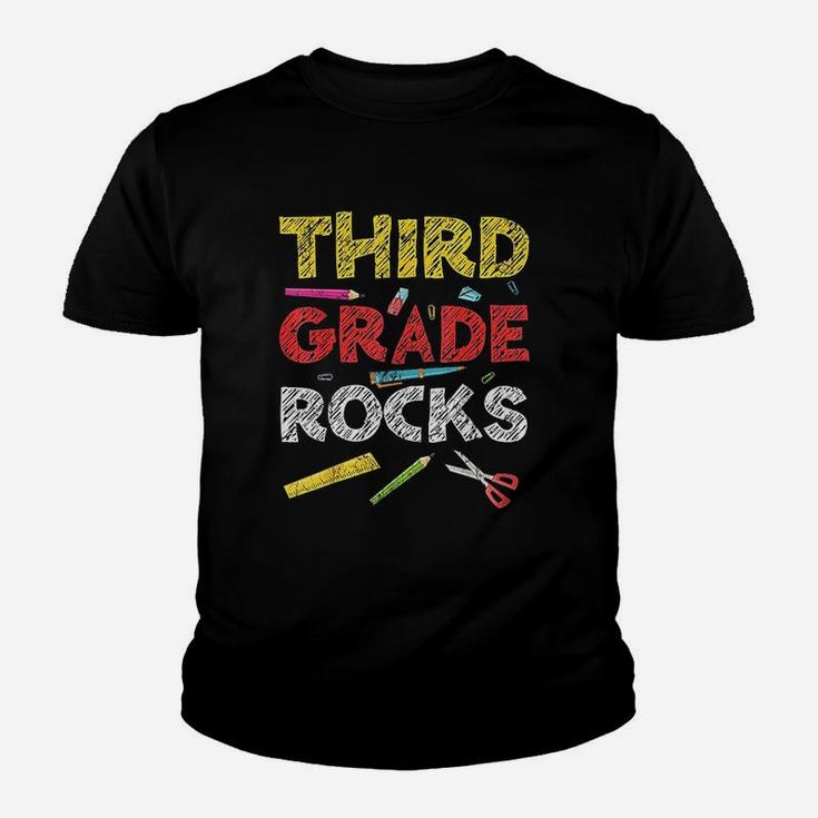 Third Grade Rocks Youth T-shirt