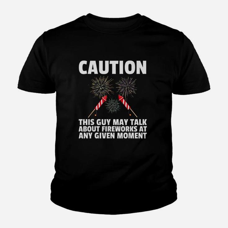 This Guy May Talk About At Any Given Moment Youth T-shirt