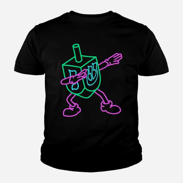 This Is How I Roll Dabbing Dreidel Costume Chanukah Game Youth T-shirt
