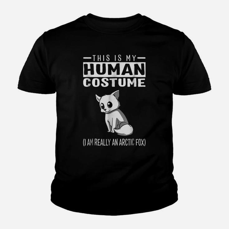 This Is My Human Costume I Am Really An Arctic Fox T Shirt Youth T-shirt