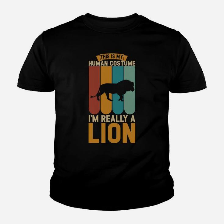 This Is My Human Costume I'm Really A Lion Youth T-shirt